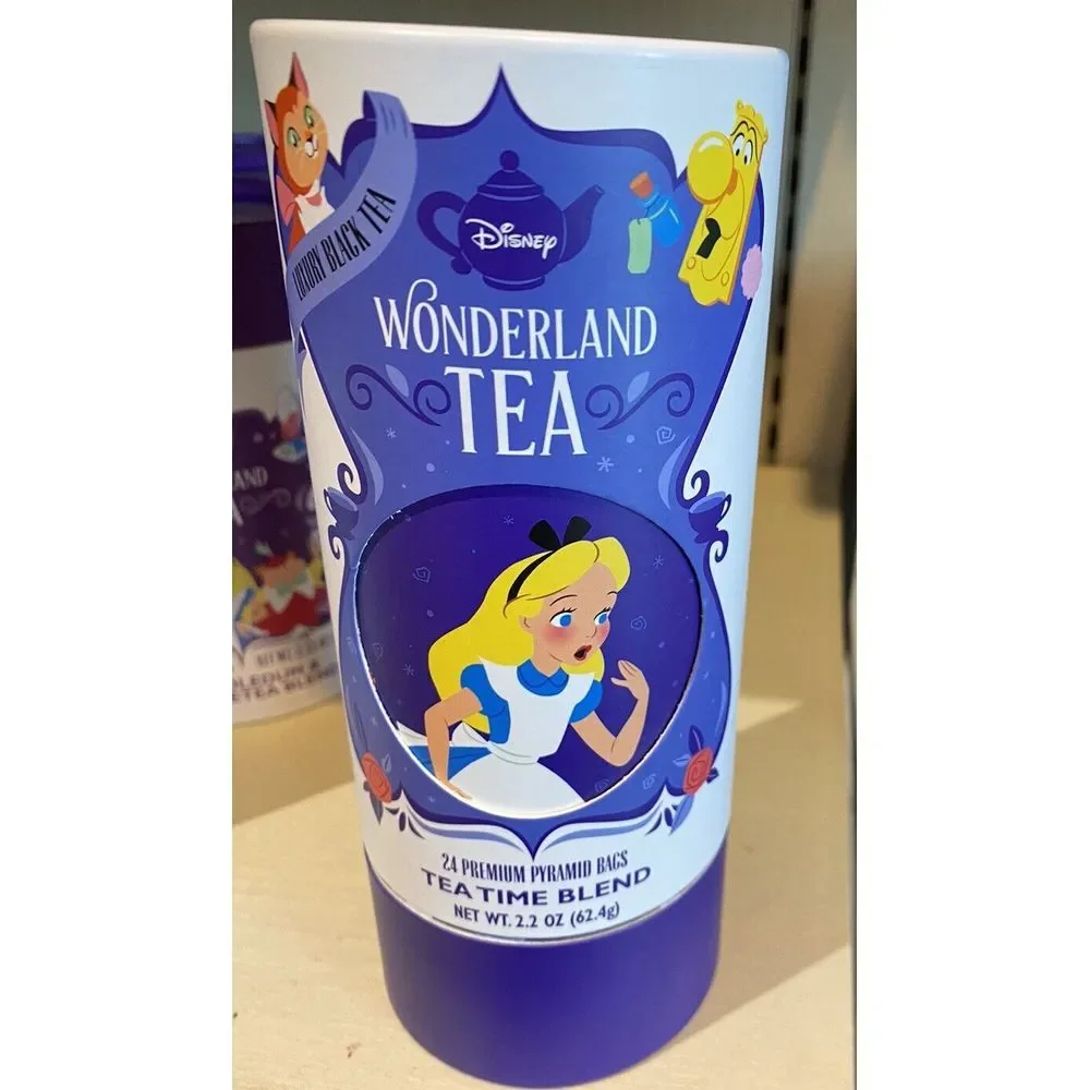 Disney Parks Tea Alice In Wonderland Creamy Earl Grey‎ Black 24 Pyramid Bags NEW